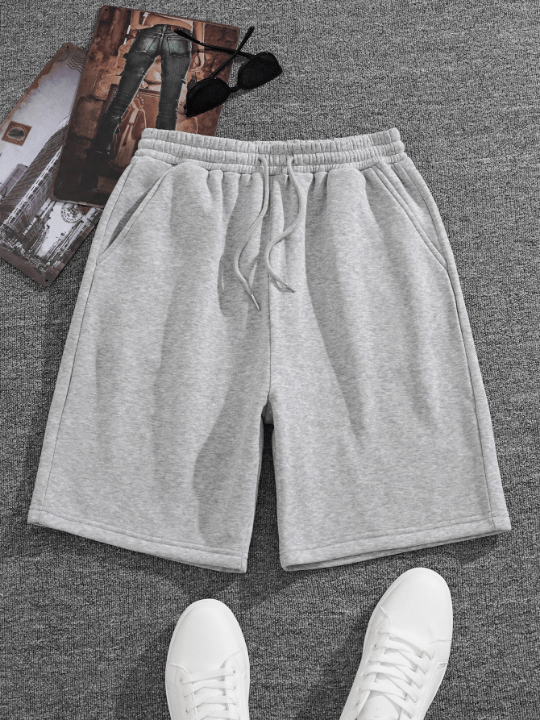 Men Drawstring Waist Track Shorts - Lolli World Marketplace