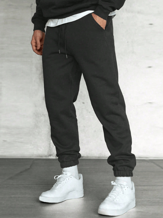 Men Slant Pocket Drawstring Waist Sweatpants - Lolli World Marketplace