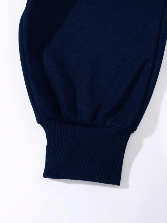 Men Solid Drawstring Waist Pants - Lolli World Marketplace
