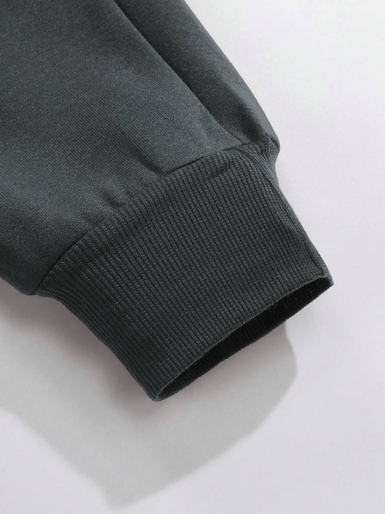 Men Solid Drawstring Waist Sweatpants - Lolli World Marketplace