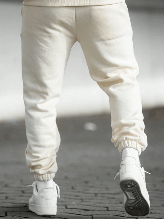 Men Solid Drawstring Waist Sweatpants - Lolli World Marketplace