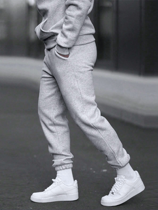 Men Solid Slant Pocket Sweatpants - Lolli World Marketplace