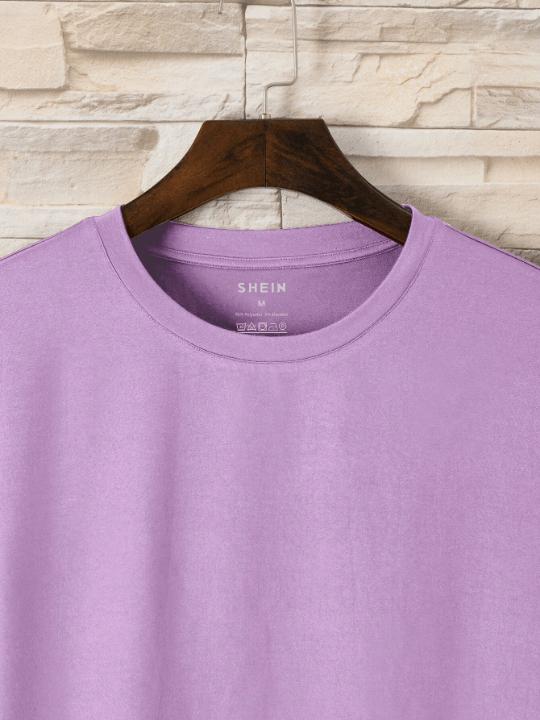 Men Solid Tee - Lolli World Marketplace