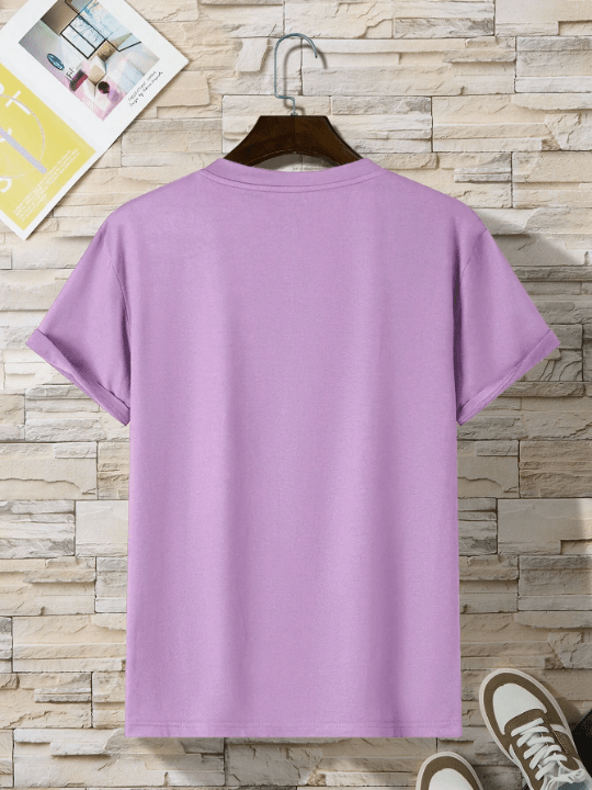 Men Solid Tee - Lolli World Marketplace