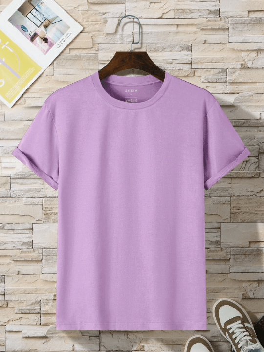Men Solid Tee - Lolli World Marketplace