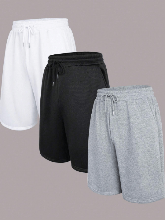 Men's Drawstring Elastic Waist Slanted Pocket Shorts - Lolli World Marketplace