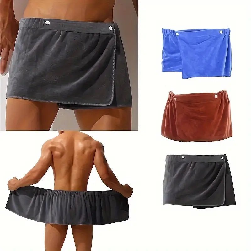 Men's Soft Wearable Bath Towel