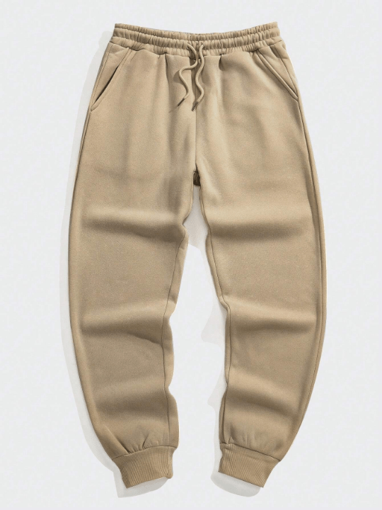 Men's Solid Color Drawstring Waist Sweatpants - Lolli World Marketplace