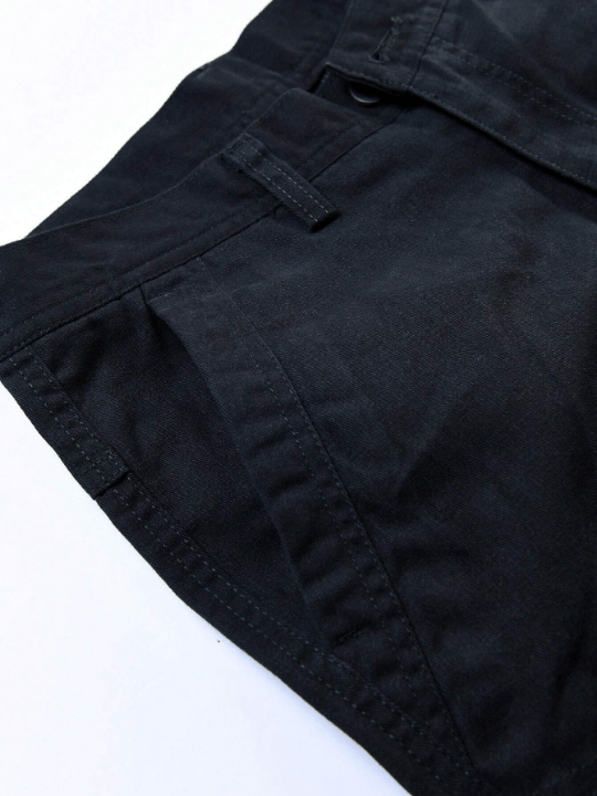 Men's Solid Color Flap Pocket Pants - Lolli World Marketplace