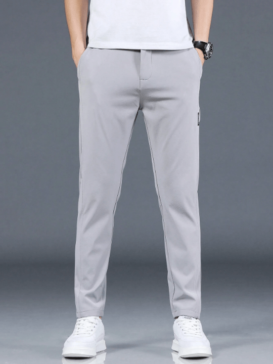 Men's Solid Color Slant Pockets Long Pants - Lolli World Marketplace