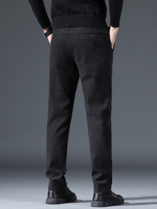 Men's Solid Color Straight Pants - Lolli World Marketplace
