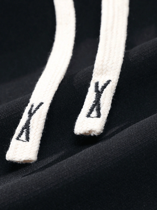 Men's Spring/Fall Trendy Letter Print Drawstring Waistband Cargo Sweatpants - Lolli World Marketplace