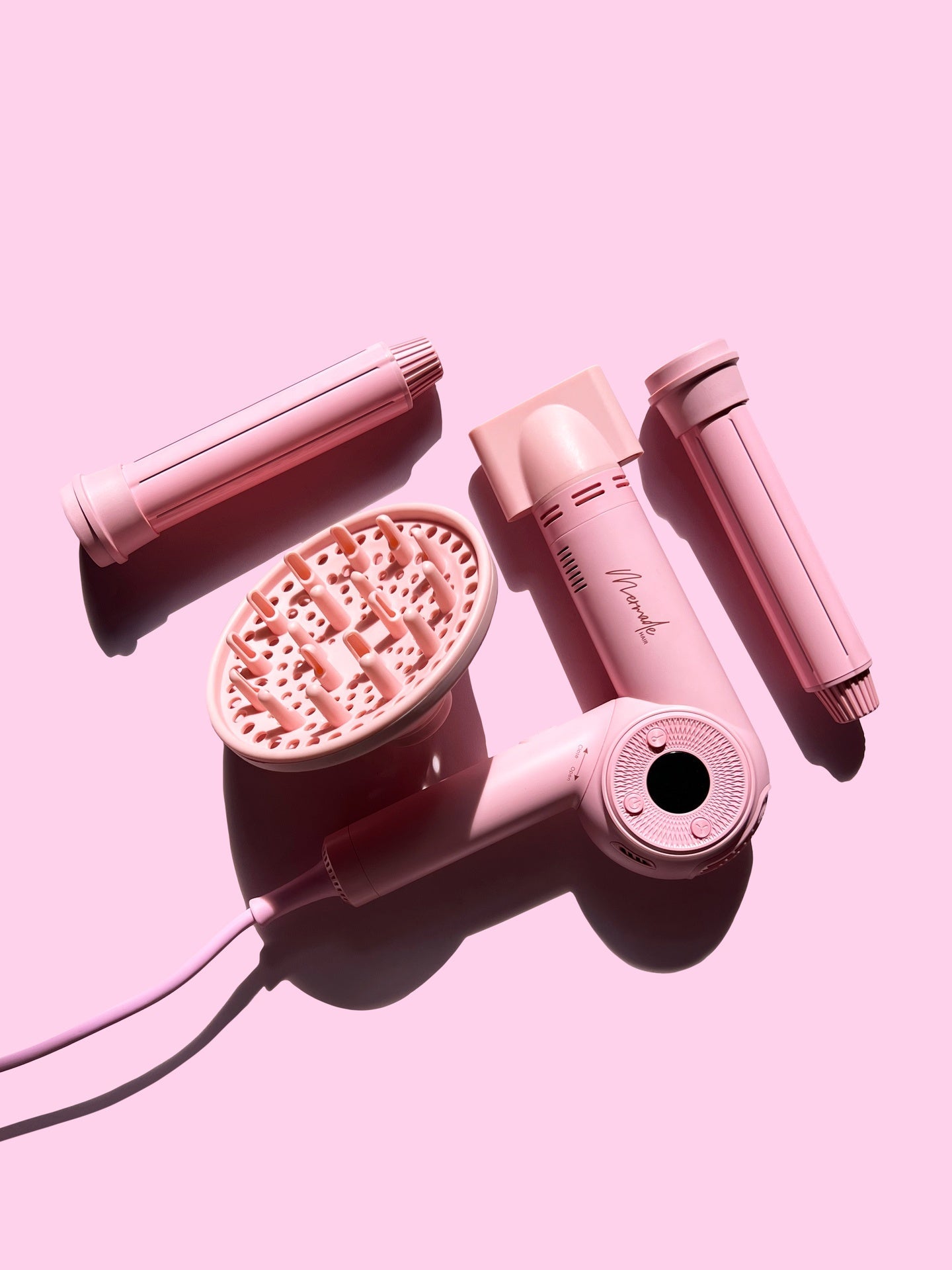 Mermade M Dryer Pink Mini Hair Dryer