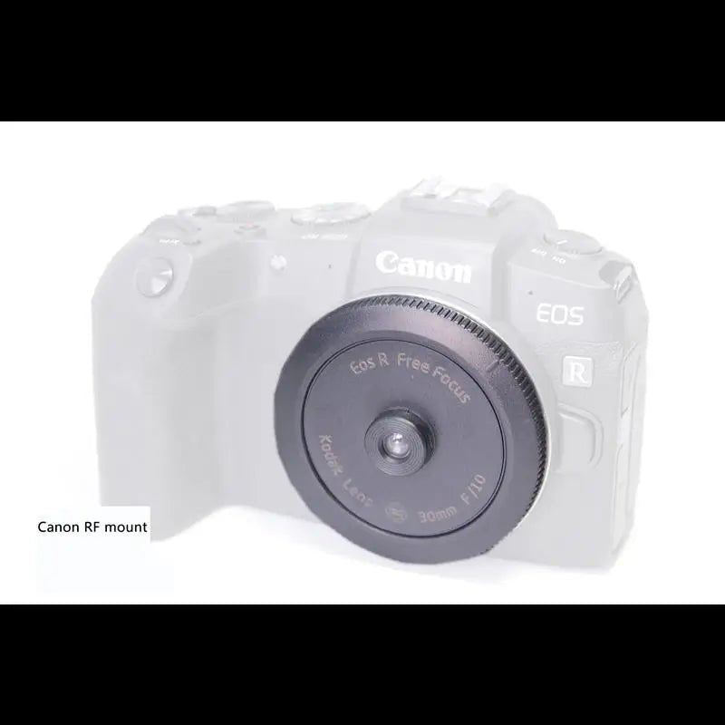 Mirrorless camera simple free focus lens FX\EF - M 32mm/f10 vintage nostalgic street travel Capture Moment shooting lens E - mount