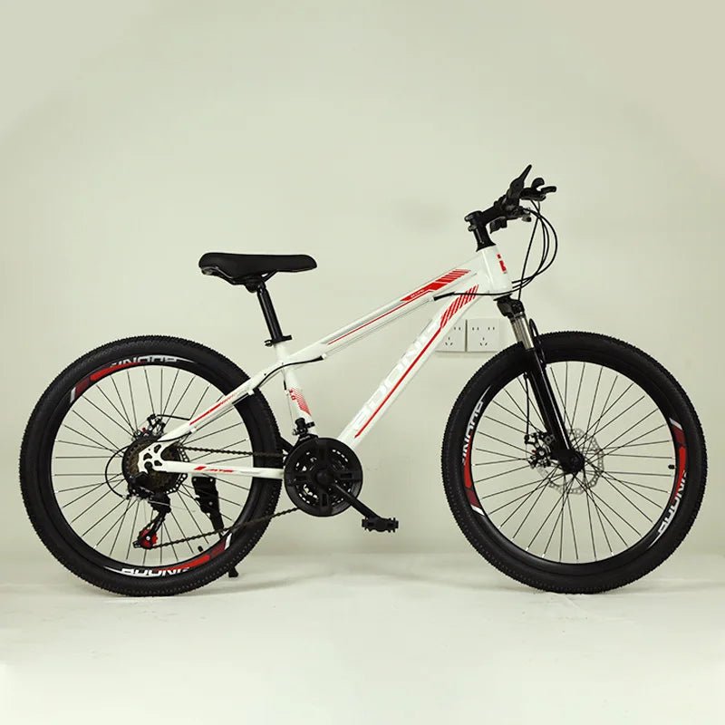 Mountain Bike With Dual Disc Brakes A High Carbon Steel Frame To Enhance Load - bearing Capacity Provide Protection For Cycling