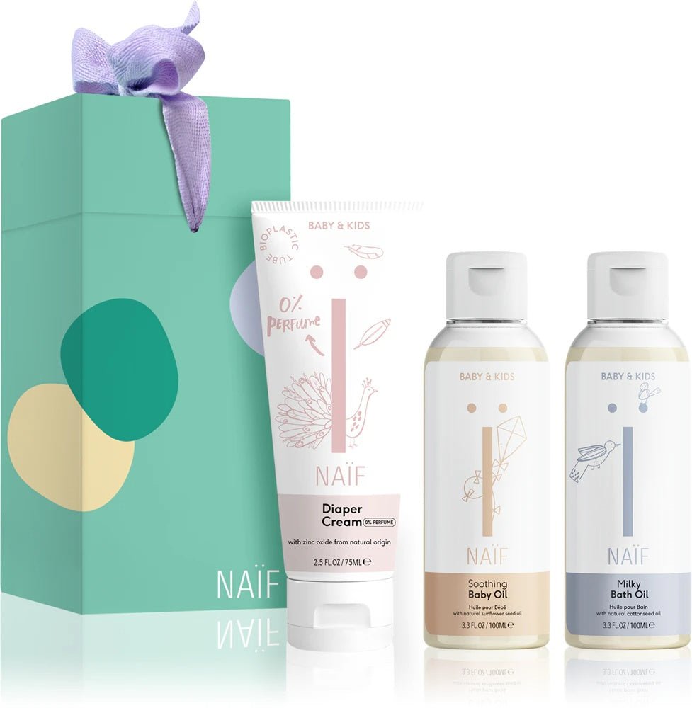 Naif Baby &amp; Kids Newborn Essentials Set Gift box for babies from birth