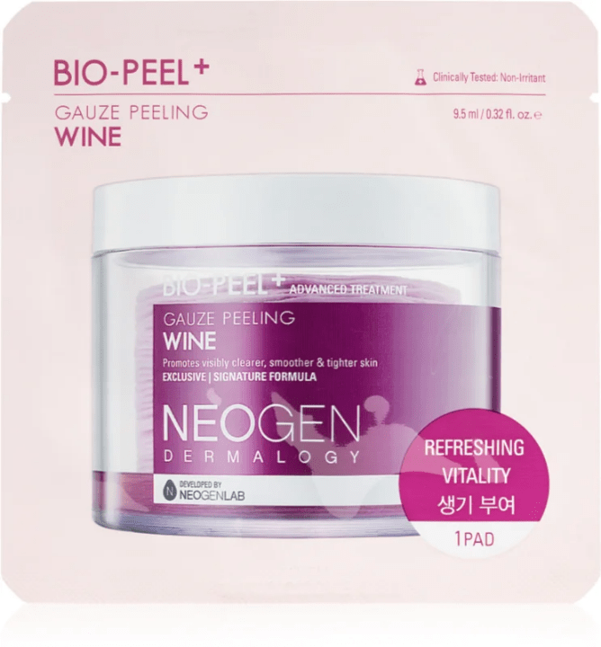 Neogen Dermalogy Bio - Peel+ Gauze Peeling Wine