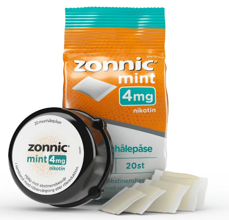 Zonnic Mint 4 mg Oral Sachet 20 pcs