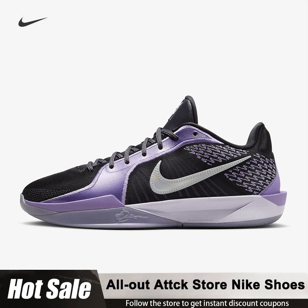 Nike Sabrina 2 Women's Shock - Absorbing Durable Basketball Shoes Low - Top Non - Slip Lace - up Sneakers