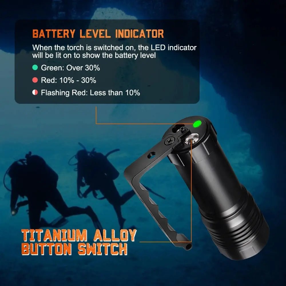 OrcaTorch D860 4200 Lumens Dive Light