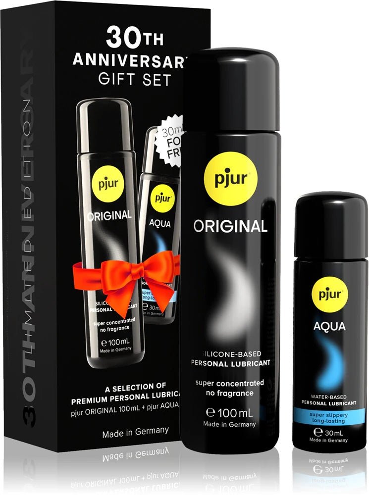 Pjur 30th Anniversary Gift Set set of lubricant Economy packaging