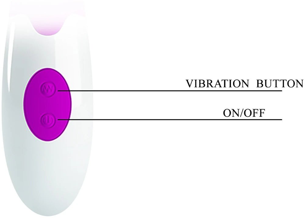 PRETTY LOVE Brighty vibrator with clitoris stimulator without battery