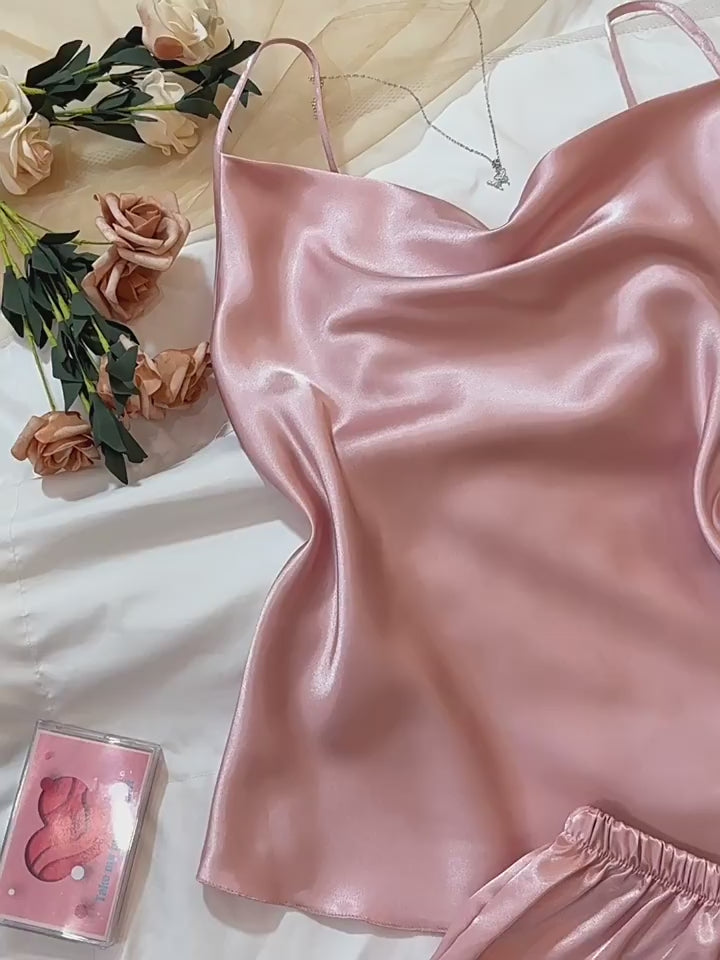 Silky Lingerie Set Sexy Simple  Cool Comfort