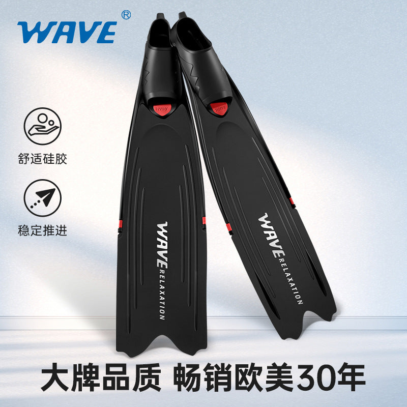 Wave Fins Lightweight Flexible Free Diving  Spearfishing