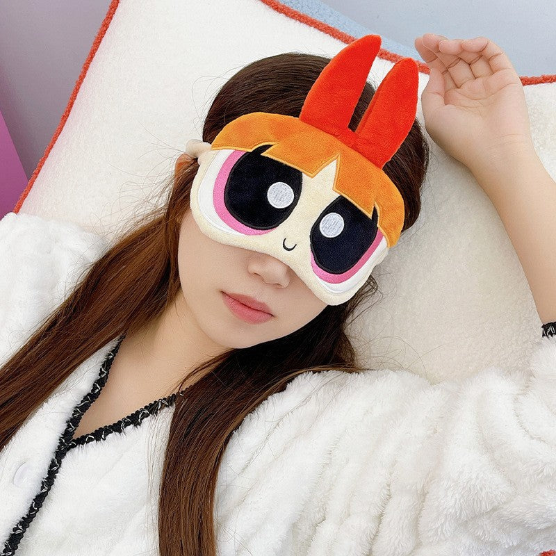 Powerpuff Girls Plush Sleep Mask Cute  Comfy