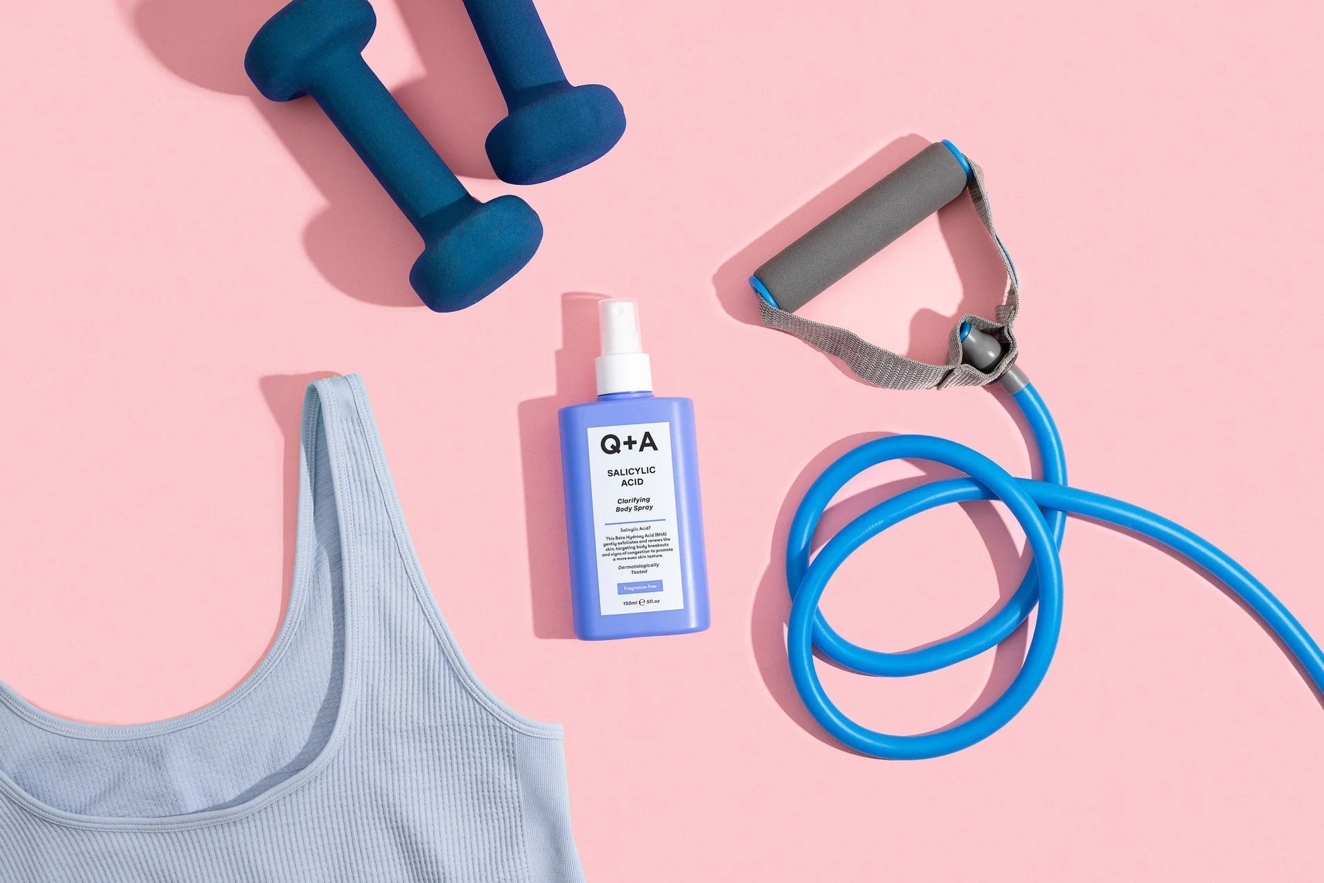 Q+A Salicylic Acid Clarifying Body Spray 150 ml