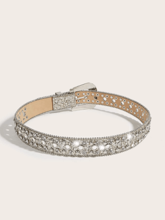 Rhinestone Decor Buckle Belt Street - Lolli World Marketplace