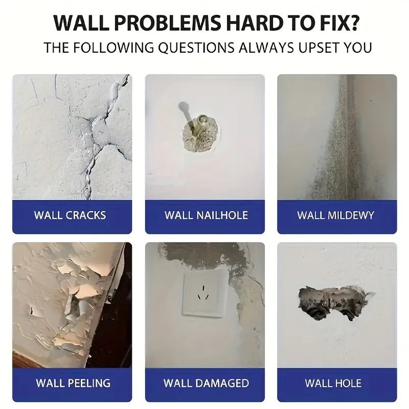Wall Repair Paste Patch Kit