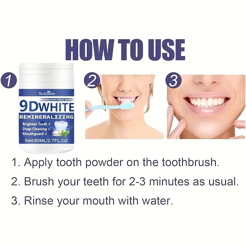 D9 White Teeth Whitening Powder