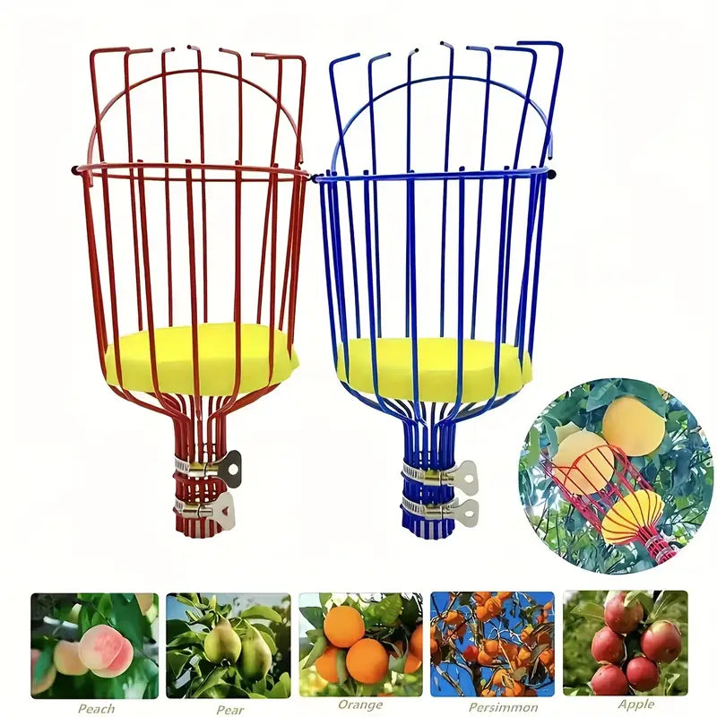 Metal Fruit Picker Tool with Adjustable Clamp