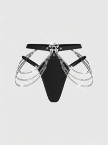 ROMWE Grunge Punk Gothic Sexy Lingerie Set