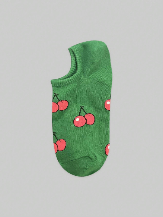 ROMWE Kawaii 10pairs/Set Women's Cartoon Fruit Patterned Colorful No Show Boat Socks For Summer Travel And Casual Occasions - Lolli World Marketplace
