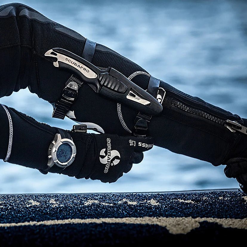 SCUBAPRO Mako Titanium Dive Knife, 3.5" blade