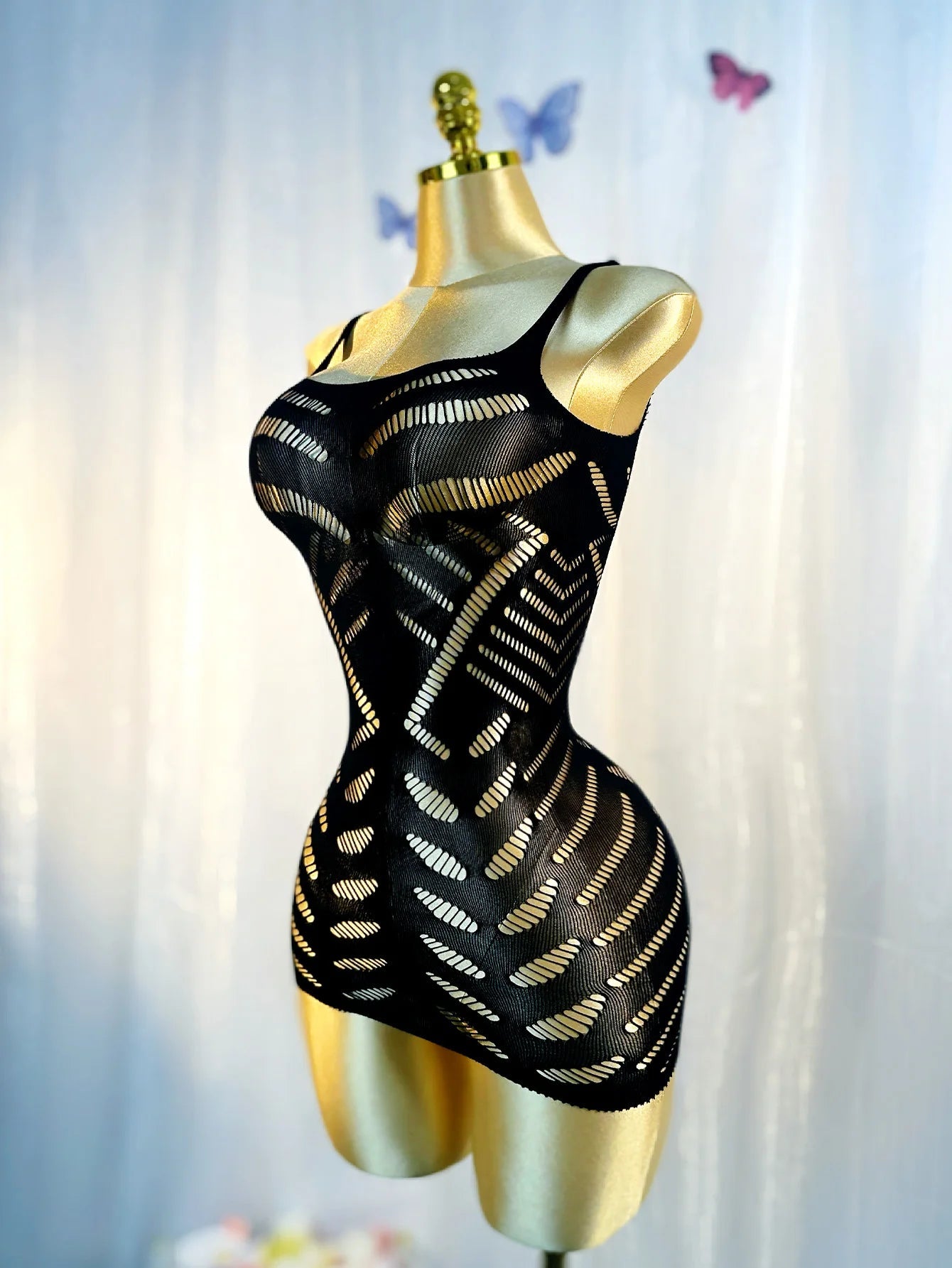 Sexy Cover Up Hollow Out Fishnet Dress without Bikini Summer Holiday DSH602