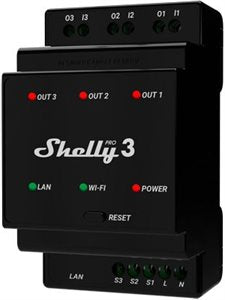 Shelly Pro 3 WIFI Relay Switch