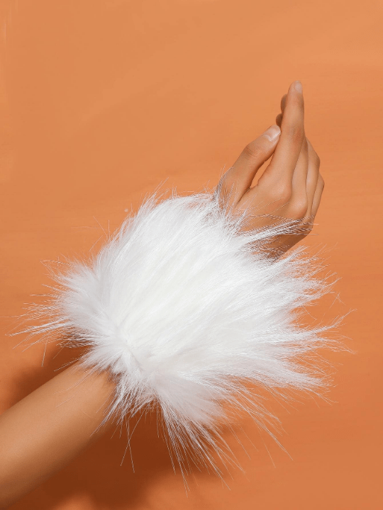 Solid Fluffy Fake Cuffs - Lolli World Marketplace