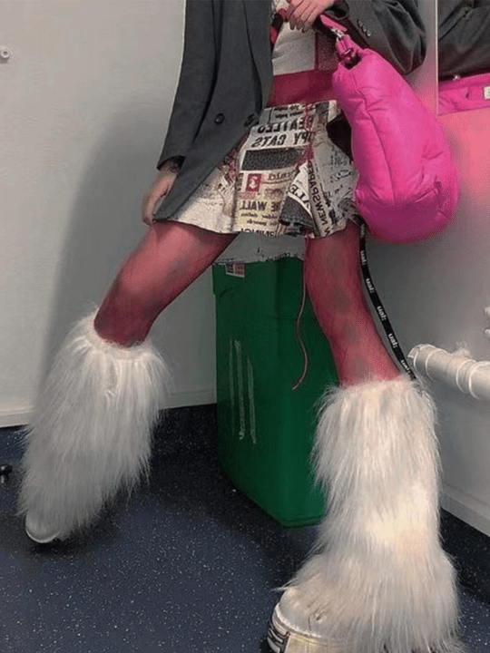 Solid Fuzzy Leg Warmers - Lolli World Marketplace