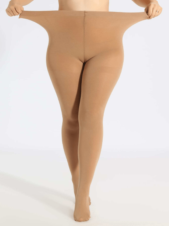 Solid Plus Size Tights - Lolli World Marketplace