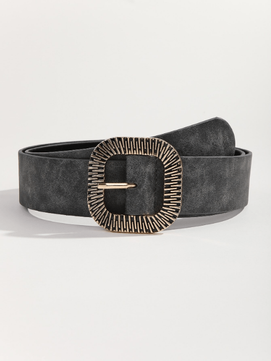 Square Buckle Belt With Hole Punch - Lolli World Marketplace