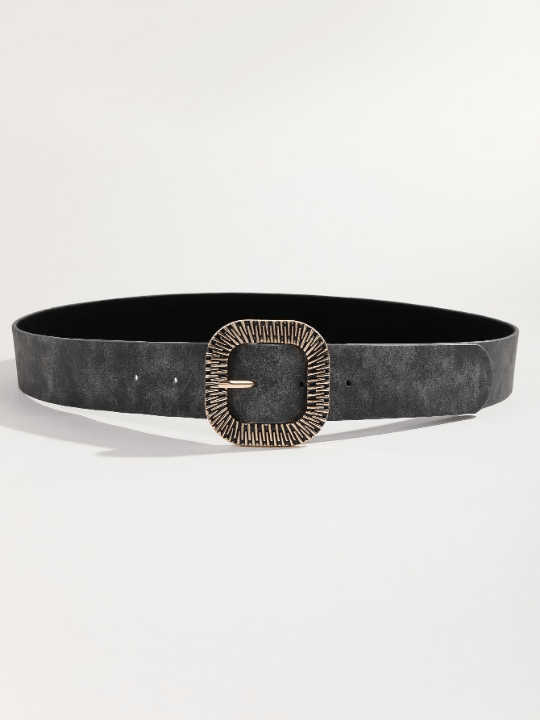 Square Buckle Belt With Hole Punch - Lolli World Marketplace