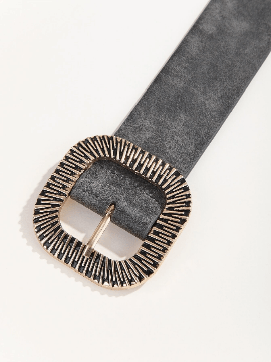 Square Buckle Belt With Hole Punch - Lolli World Marketplace