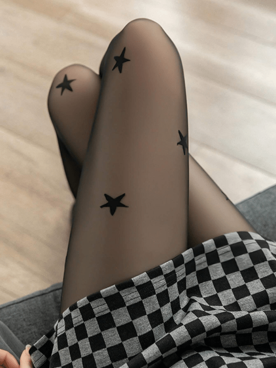 Star Pattern Tights - Lolli World Marketplace