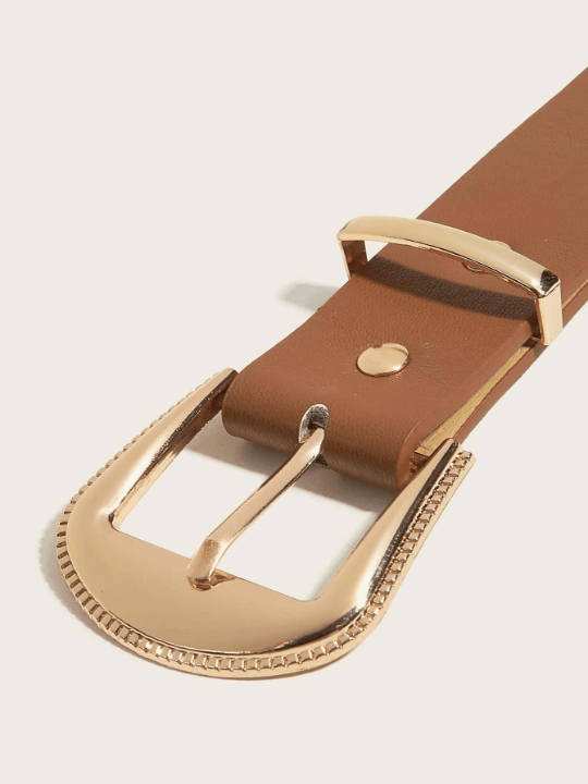 Studded Decor Geometric Buckle Belt - Lolli World Marketplace