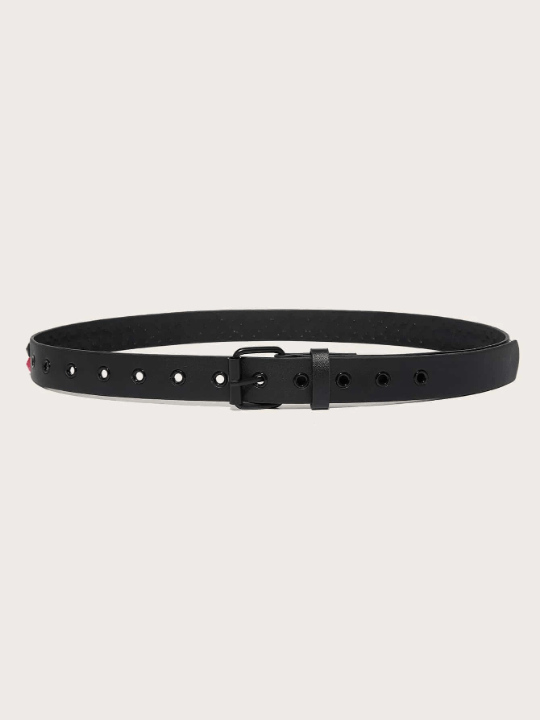 Studded Decor Square Buckle Belt - Lolli World Marketplace