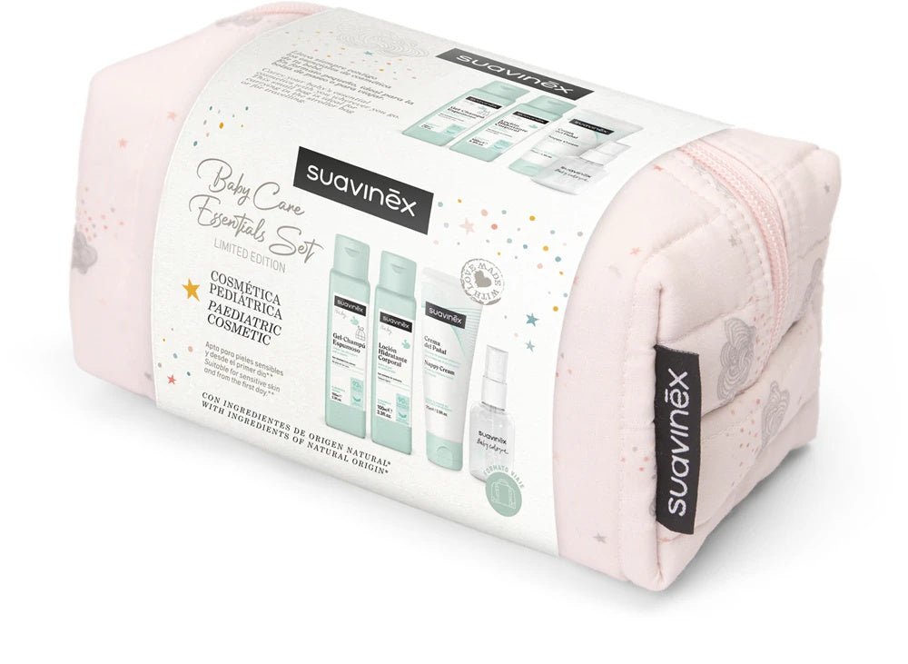 Suavinex Baby Care Essentials Set Pink Travel Set for Children