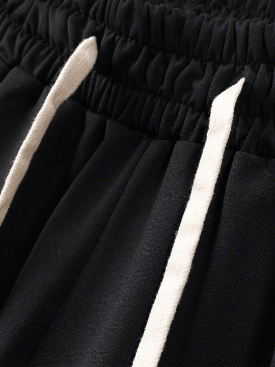 Summer New Arrival Men's Solid Color Quick - Drying Casual Sports Shorts With Drawstring Waistband, Perfect For Fitness, Running, And Beachwear - Lolli World Marketplace
